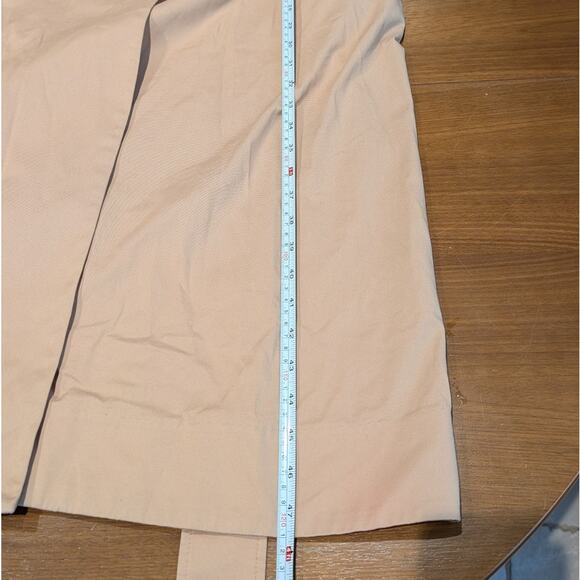 COS Beige Classic Timeless Cotton Belted Button Trench Coat, size 8 - Picture 4 of 11